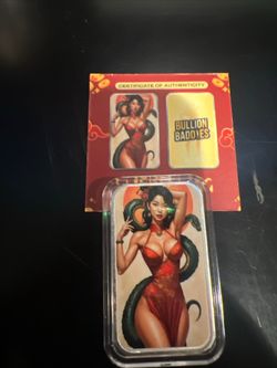 Bullion Baddie 1 Ounce Silver Bar