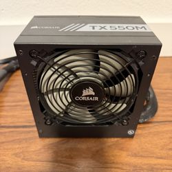 Corsair TX550M PSU- 550W 80 Plus Gold Certified - Power Supply Unit
