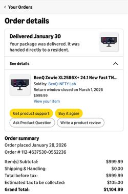 Zowie 600hz monitor