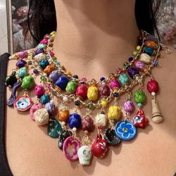 Mexican necklace-Artesanal Mexican Handmade Necklace/collar Artesanal