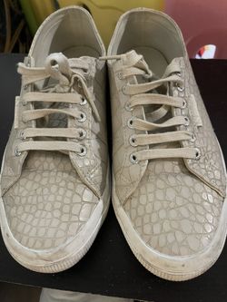 Superga Sneakers Embossed Faux Croc