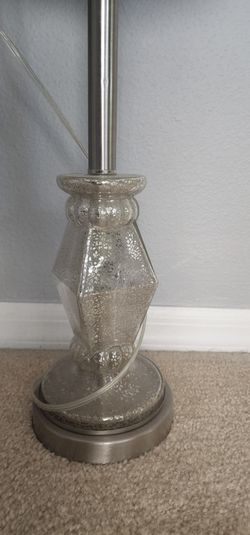 Glass And Silver Lamps