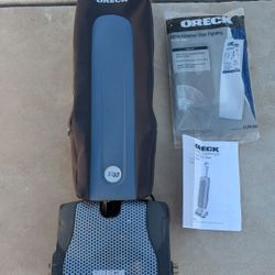 Oreck vacuum cleaner XL 10 paid$ 375.00 still have a receipt, extra vacuum bags and instructions