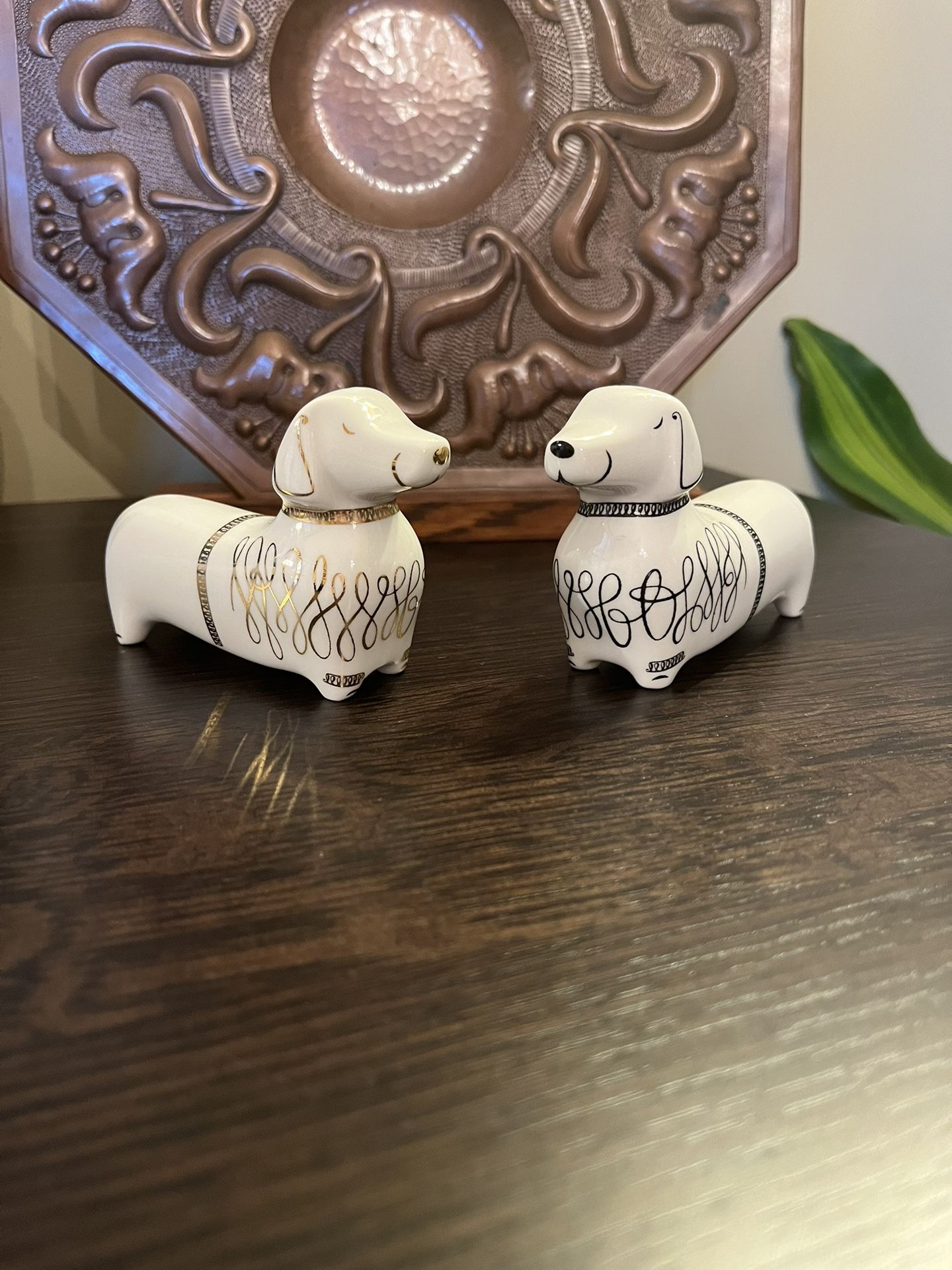Adorable Kate Spade Lenox Dog Salt And Pepper Shakers Discontinued