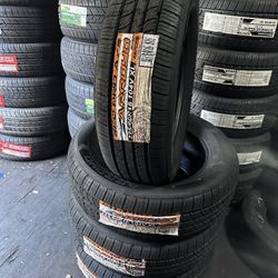 SET OF FOUR NEW TIRES 225/60/18 ARROYO GRANDSPORT A/S INCLUDING MOUNT AND BALANCE, ASK ME FOR SIZES AND BRANDS