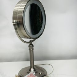 Sunter Natural Daylight LED Vanity Makeup Mirror Dual 1X/10X Magnification-Used 