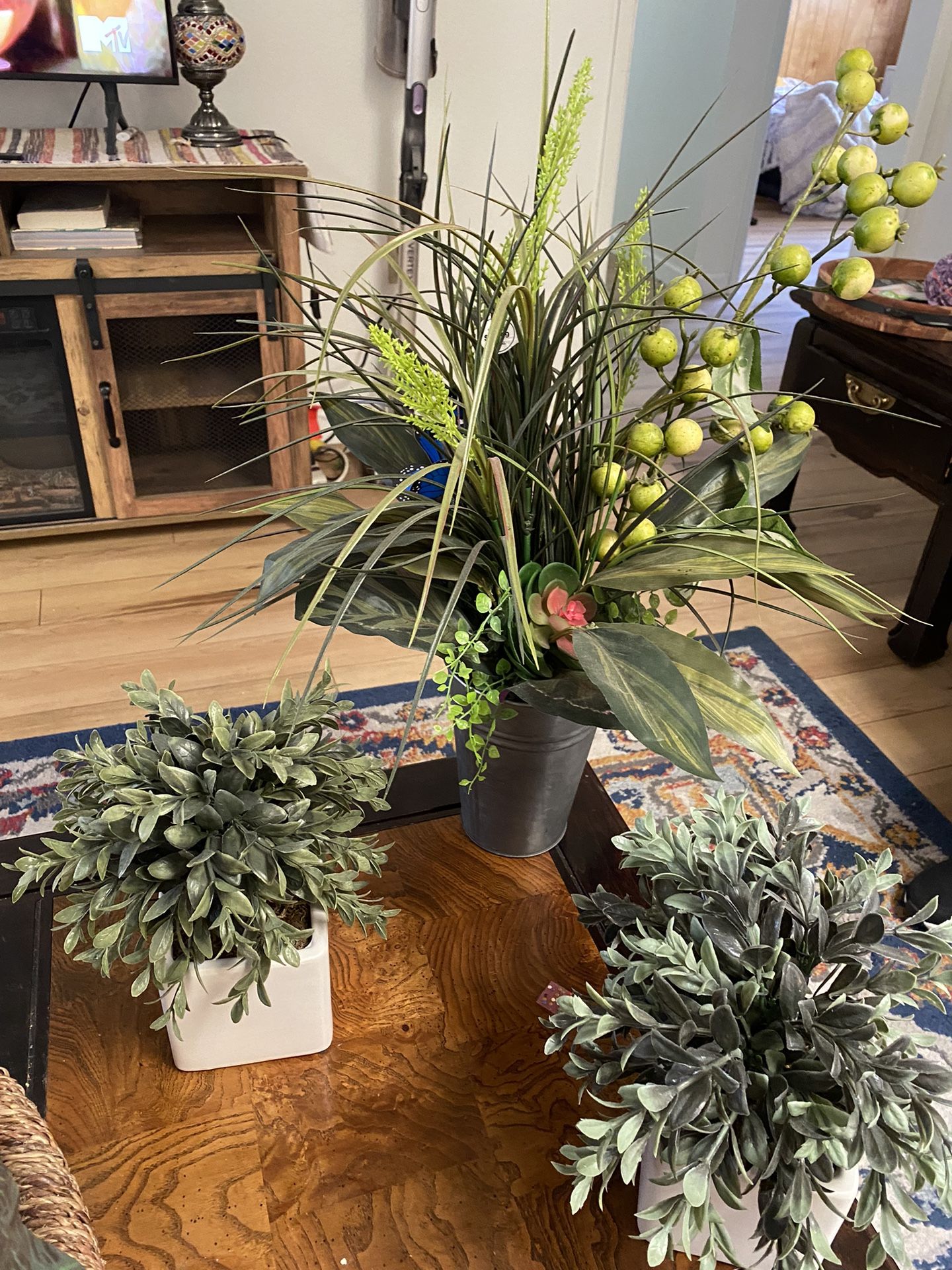 Set Of 3 Hobby Lobby Artificial Plants