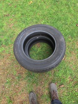 Tires 205x65x16. two pieces