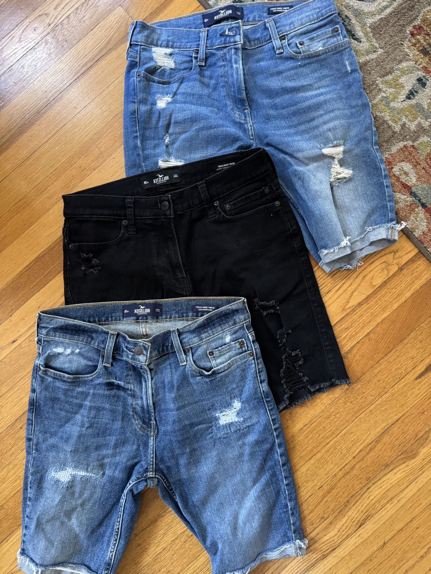 Mens Jean Shorts Size 30