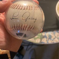 Lou Gehrig Signed Baseball 