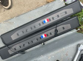 Camaro Zl1 illuminated front door sill 2019