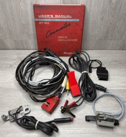 Snap On MT1665 Counselor Oscilloscope Manual + Power Cable + Leads (A1D027168)