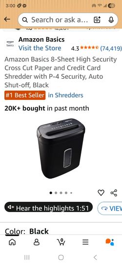 New paper Shredder