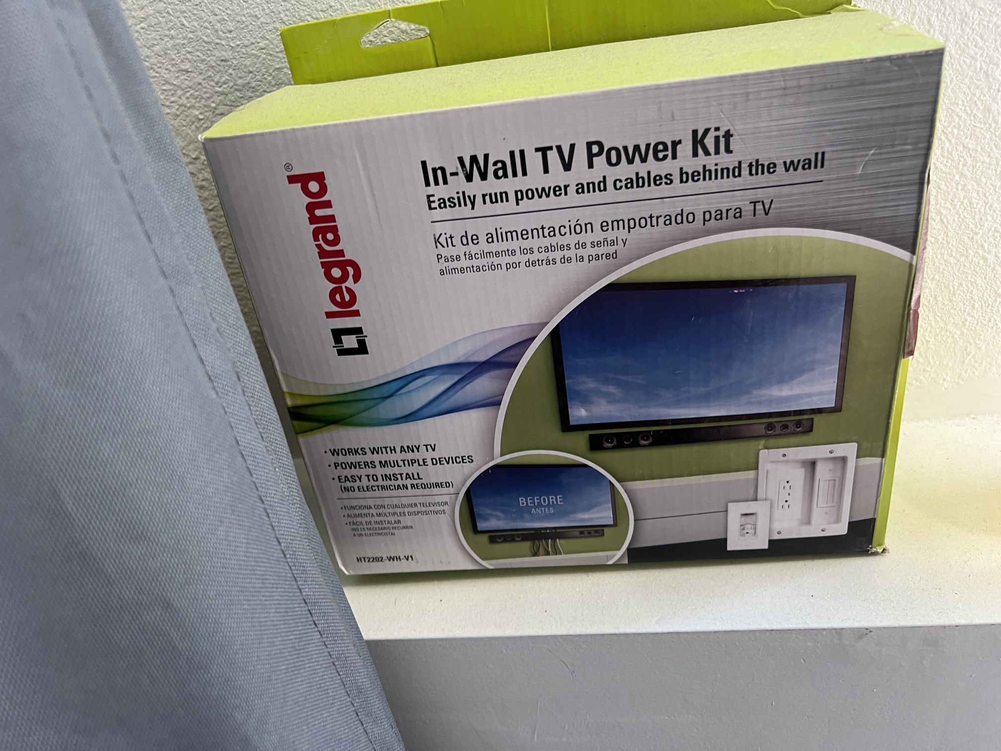 In Wall TV power kit