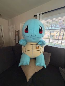 Large stuffed Pokémon Squirtle