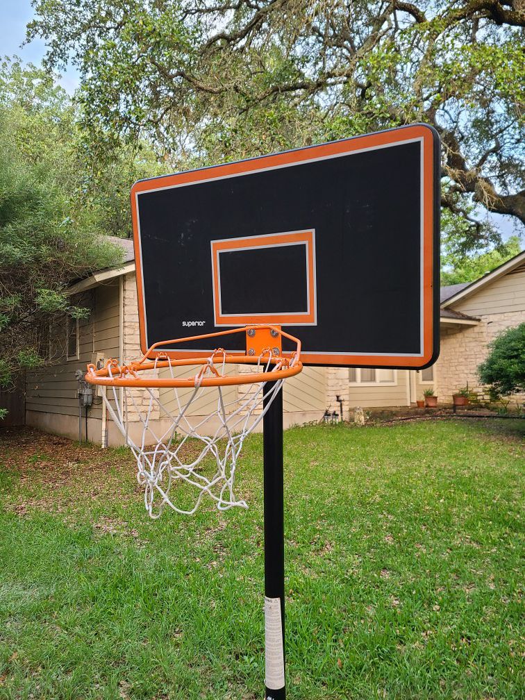 Small portable basketball hoop