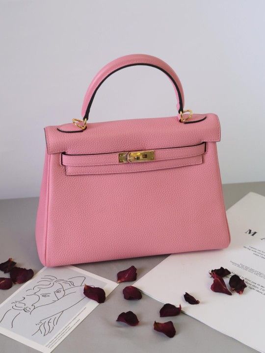 HERMES Kelly 25 Epsom 2WAY Shoulder Hand Bag