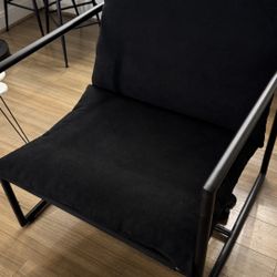 Black Sling Accent Chair
