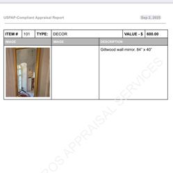 Giltwood Wall Mirror