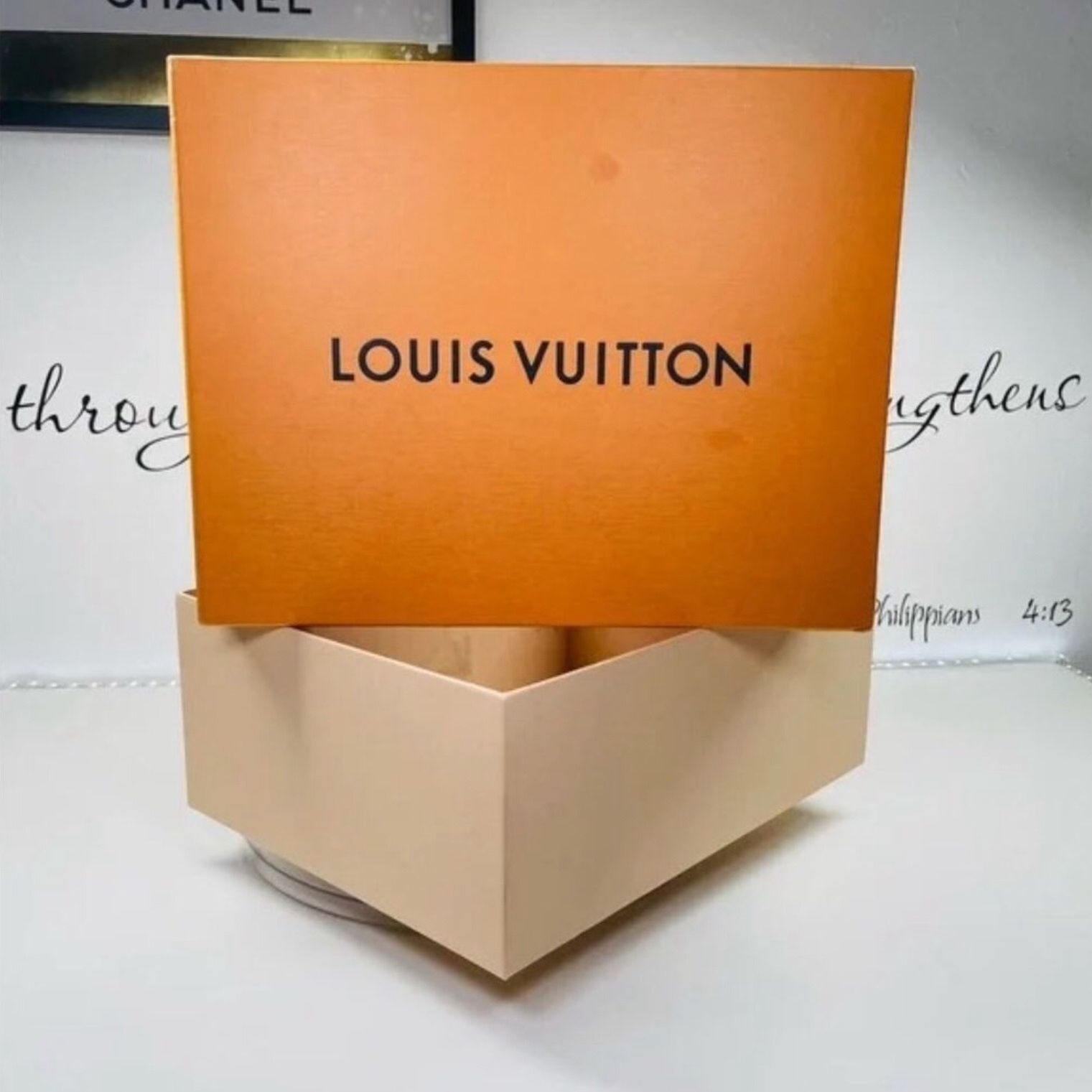Authentic Louis Vuitton Gift Box / Accessory Box (Empty) Pull Out