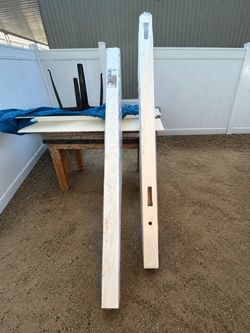 Vinyl End Fence Posts – Set of 2