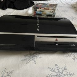 PS3 Console and Games For Parts