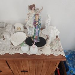 Lenox And Lladro Figurines And Bells
