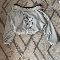 Illenium Cropped Holographic Jacket