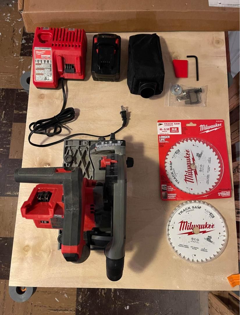 Milwaukee M18 FUEL Cordless Track Saw With Packout.