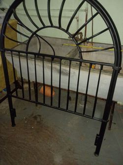 Twin bed frame & headboard metal