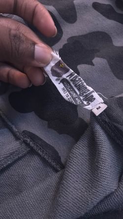 BATHING APE, BLACK GRAY COLOR