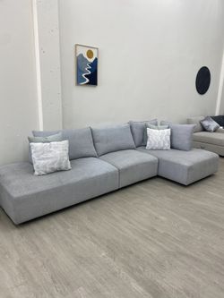 Macon 3-piece Fabric Modular Sectional Couch