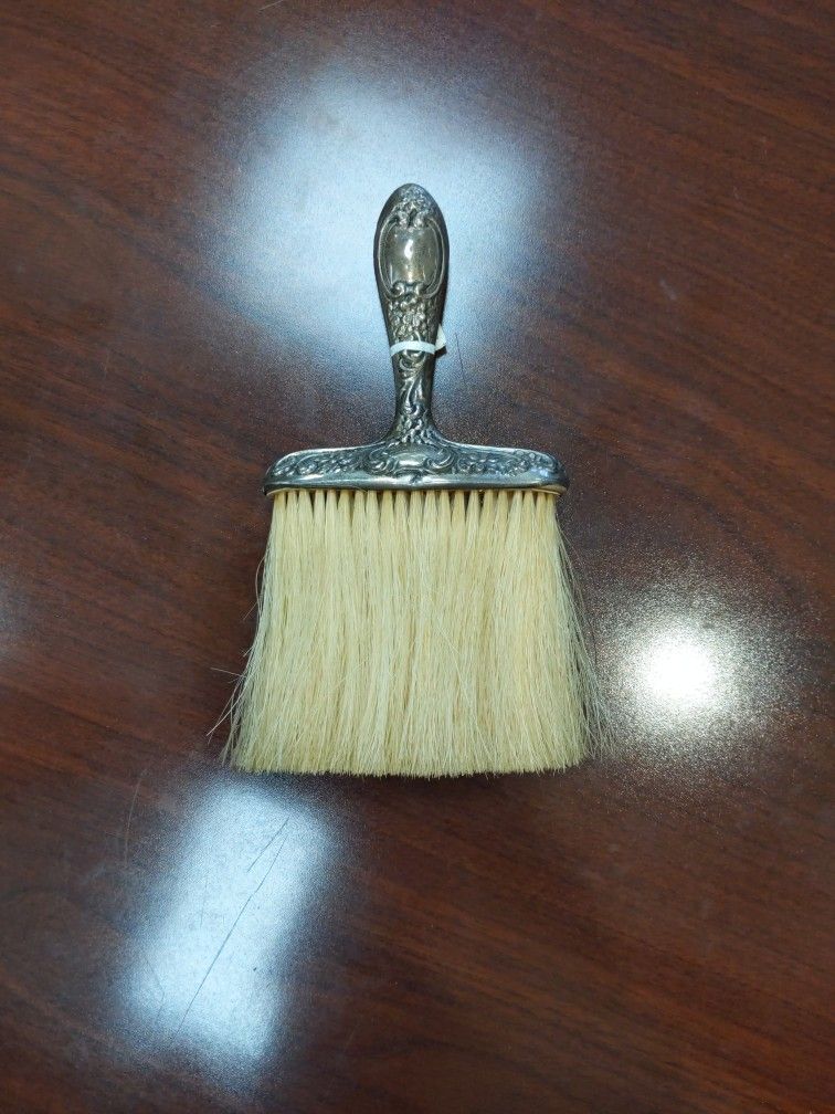 Vintage Whisk Vanity Clothing Brush With Sterling Silver Handle
