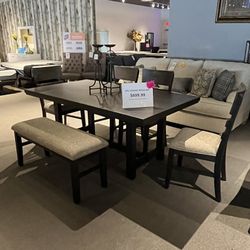 Table 4 Chairs and bench