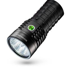 Q8 Plus Super Bright Flashlight max 16000 Lumens, Rechargeable Powerful Flashlight with High Powered 6* LED, Anduril 2 UI, Ultra-Long Runtime f