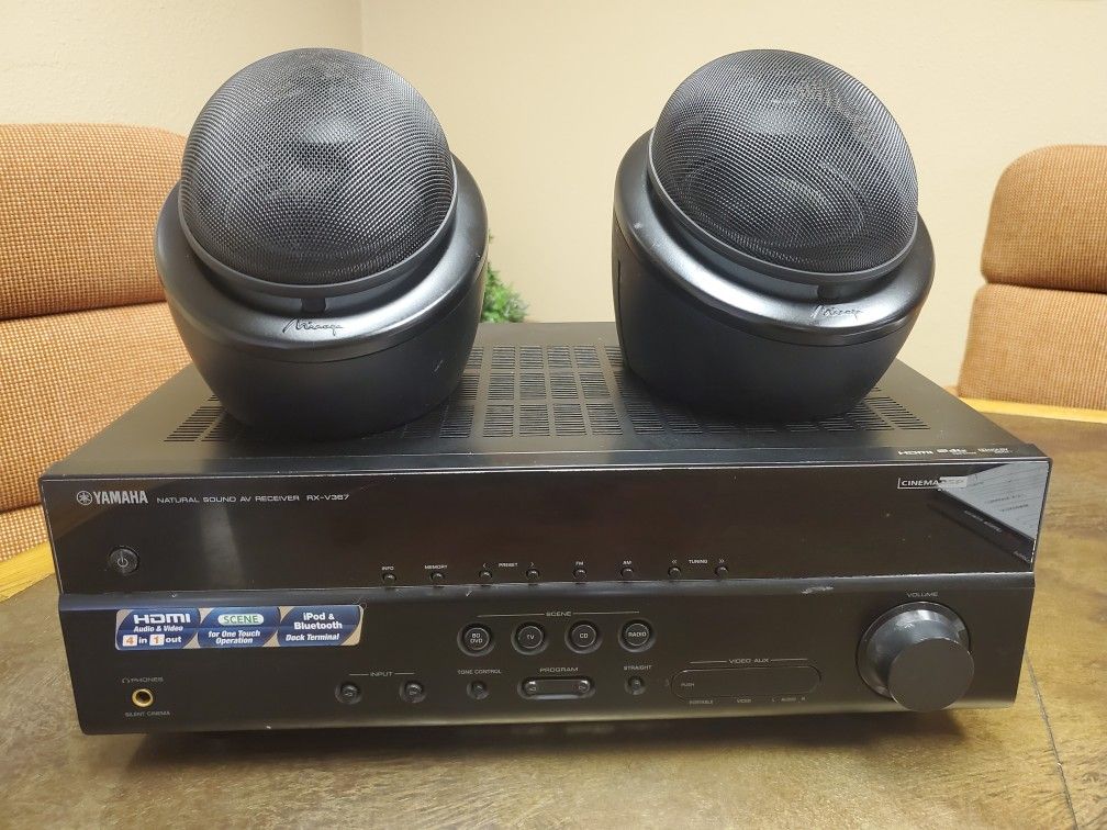 Yamaha RX-V367 & Mirage Omnisat