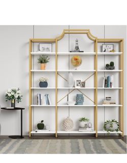 Gold Bookshelve