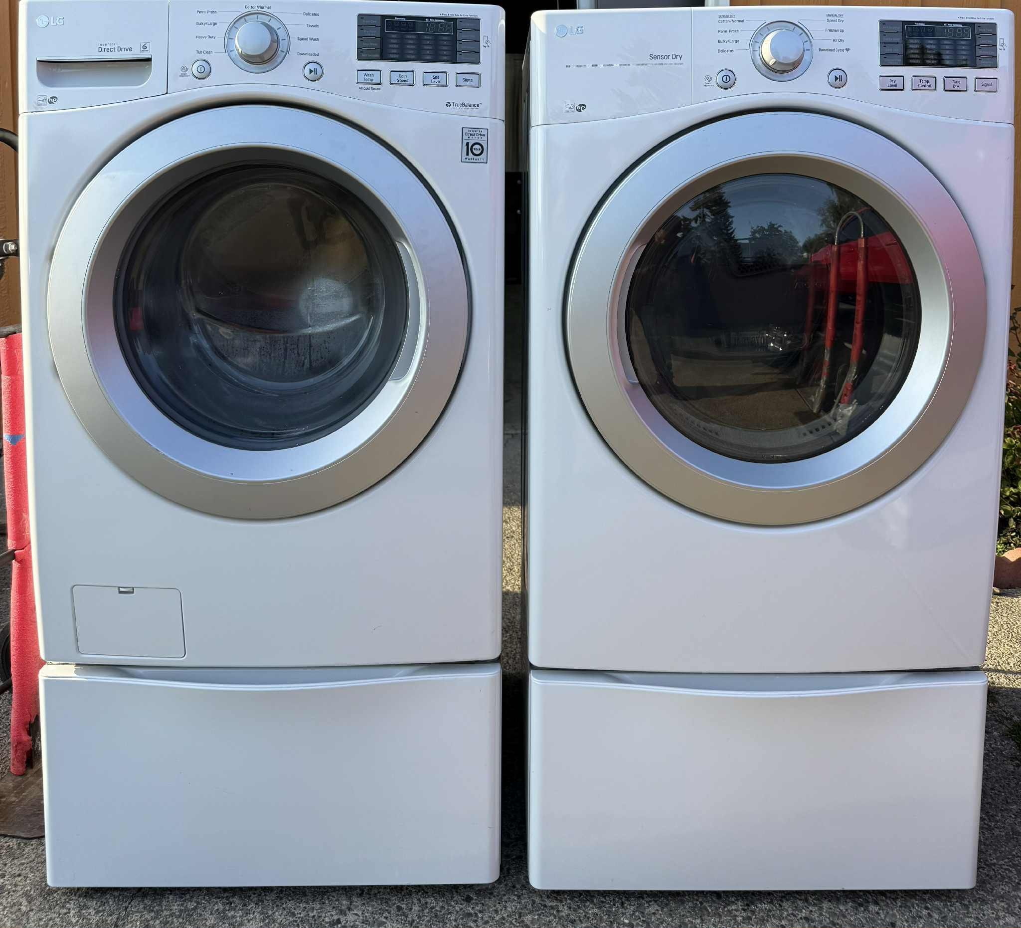 Washer And Electric Dryer