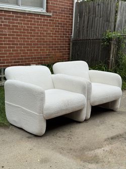 Modern Bouclé Accent Chairs