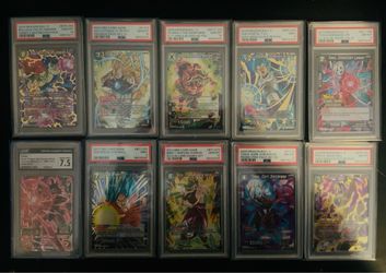 DRAGON BALL SUPER GRADED SLAB LOT FOR SALE
