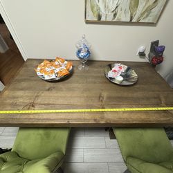 Solid wood kitchen table