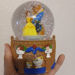 Beauty And Beast Snow Globe