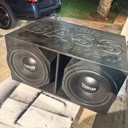 Ds18 15” subs 2500 watts rms 5000 peak Dual 2 ohm