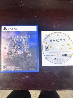Crimson Desert & ghost of yotei PS5