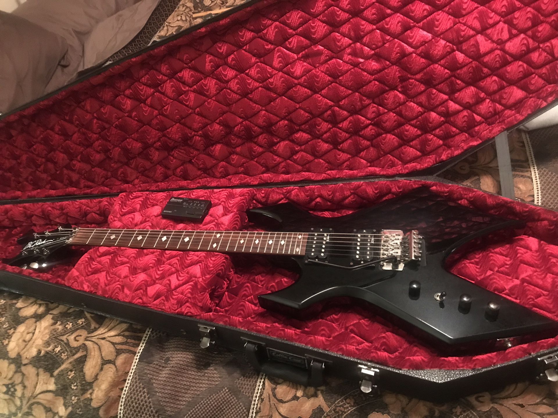 B.C. Rich Warlock electric guitar. LEFT HANDED!