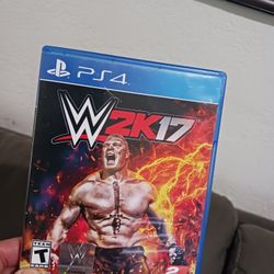 PS4  W 2K17  video game. Like New. 