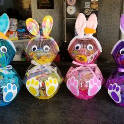 Easter Bunnies With Toys And Candy $25 Each