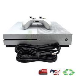 Microsoft Xbox One S 1TB Model 1681 Console With Cables & Controller - Tested