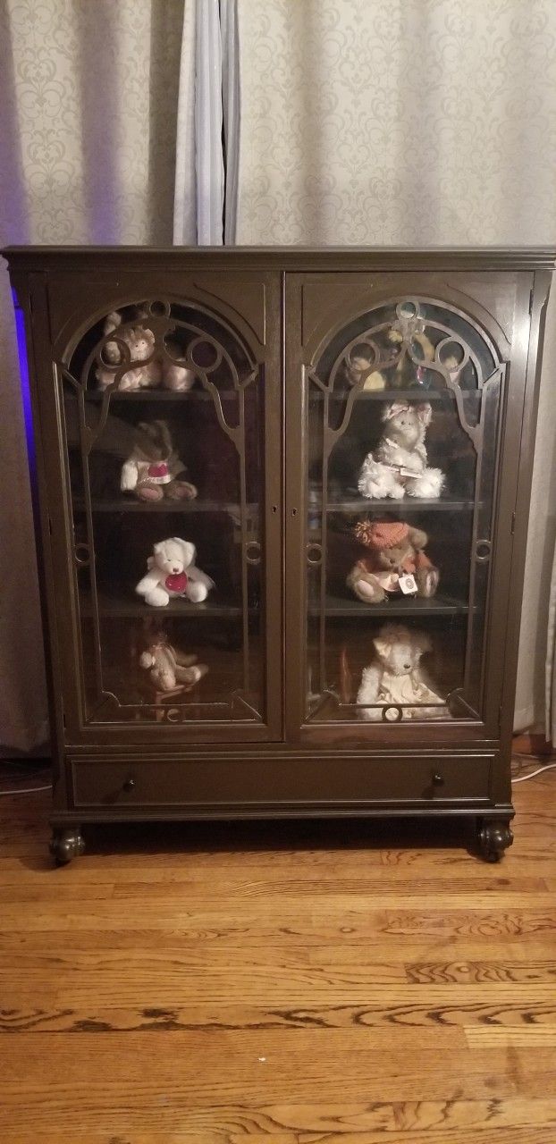 Refurbished Antique Rockford China Cabinet