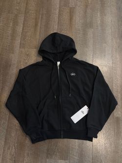 Alo Yoga Accolade Full-Zip Hoodie (XS)
